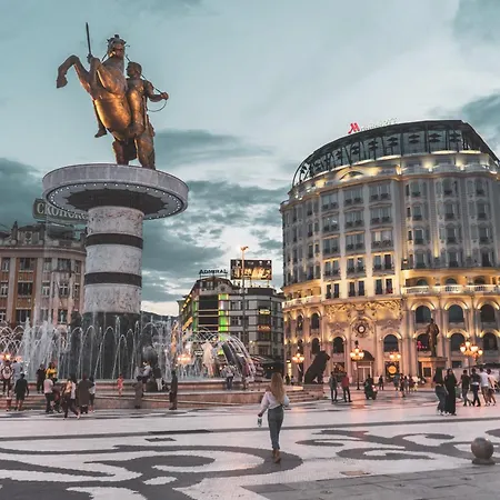 Апартаменты Main Square Luxury With Great View Sony Appartments #2 Скопье